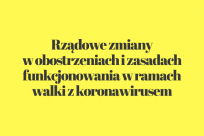 Nowe zasady walki z koronawirusem baner